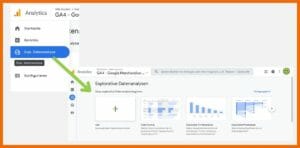 Erstelle einen neuen Bericht in der explorativen Datenanalyse