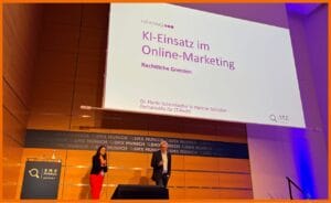 SMX - KI-Einsatz im OM - Marlene Schreiber und Dr. Martin Schirmbacher