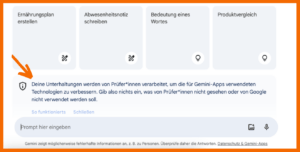 Gemini - Sicherheitswarnung