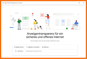 Das Transparency Center von Google Ads zeigt dir Anzeigen deines Wettbewerbs