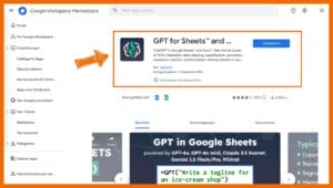 Wo du GPT for Sheets installieren kannst - Überblick